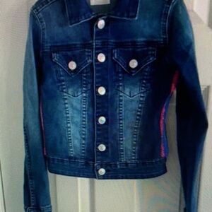 Kids Denim Jacket with Button Closure